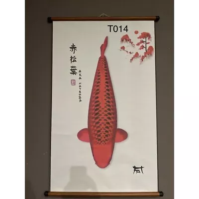 Koi Art Print T014 - AKA MATSUBA 25.5  X 40.25  • $75