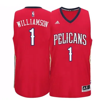 Zion Williamson New Orleans Pelicans Adidas Climacool Alt Red Swingman Jersey XL • $79.99