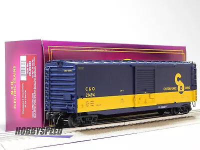 MTH PREMIER CHESAPEAKE & OHIO PS-1 BOX CAR Youngstown C&O O GAUGE 20-99382 NEW • $78.84