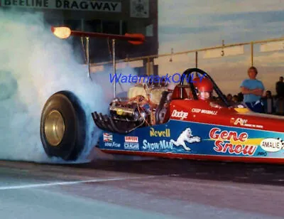 $9.99 • Buy Gene Snow  Revell   Snowman  Chip Woodall 1972 Top Fuel Dragster PHOTO! #(85)