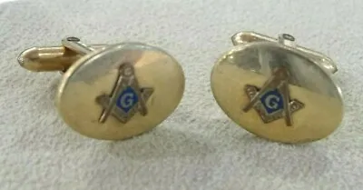 VINTAGE Mason Vintage Cuff Links Gift Masonic Grand Lodge • $10