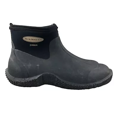 Muck Boot Co Unisex Size 10/10.5M 11/11.5W Jobber Black Waterproof Ankle Boots • $54.80