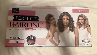 Outre Perfect Hairline Synthetic HD Lace Wig Marilyn 1B • $39.99