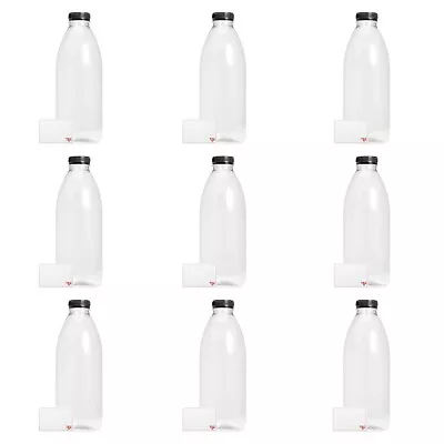 £140.95 • Buy TEC Juice Bottles 1 Litre Round Clear Plastic Lids 9 Pack Or Bulk 30% Recycled