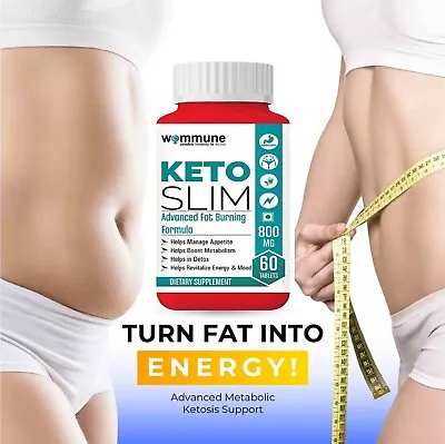 £14.58 • Buy Keto Diet Pills - Advance Weight Loss Fat Burner Supplement For Women & Men 