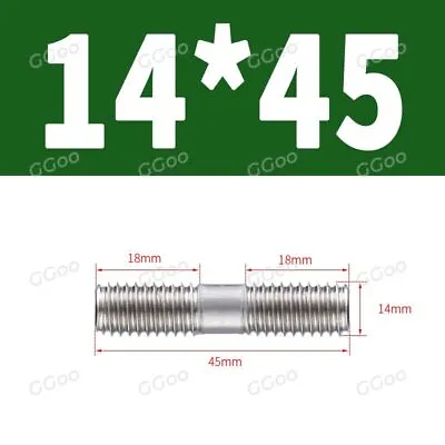 M3 - M16 Double End Threaded Bar Rod Studs Bolts Screws Stainless Steel A2 • £2.46