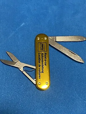 Victorinox Smooth Gold Alox Companion Swiss Army Knife   Rare • $35