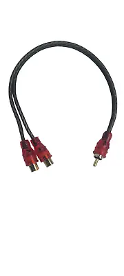 Rdcarshow Rca Splitter 1 Male To 2 Female Y Connector Car Audio Cable Rca1m2f • $6.95