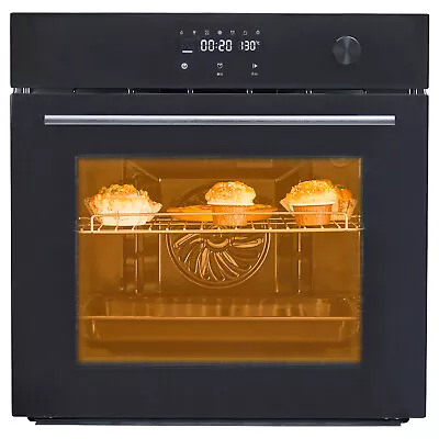 24  Single Wall Oven W/ 2.5Cu.ft And 8 Baking Modes Built-in Electric Oven • $409.92