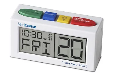 Talking Pill Reminder Clock With Loud Easy Set Multiple Alarms • $41