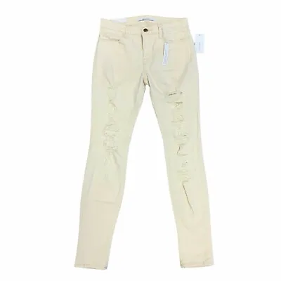 J Brand Super Skinny Mid Rise Divo Jeans Size 27 Destroyed Torn Denim Gigi Hadid • $127.45