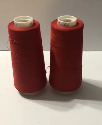 Lot Of 2 - Maxi Lock Thread Spool  - Red • $3.99