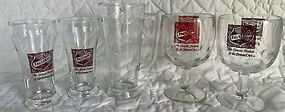 Falstaff Beer Glasses Vintage Lot Of 5 • $35