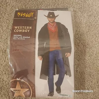 Adult Size LG/XL 42-48 Western Cowboy Halloween Dress Up Costume • $24.99