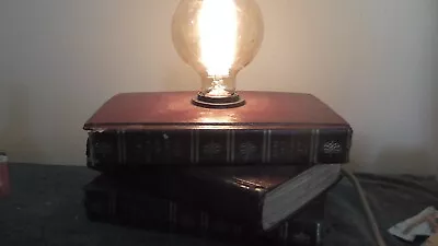 Vintage Desk Light Funk And Wagnalls Custom Made Desk Lamp • $140