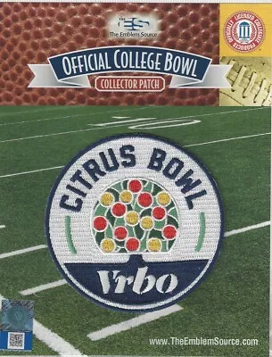 2020 2021 Citrus Bowl Bowl Patch Auburn Northwestern Official NCAA Logo Pkg • $13.95