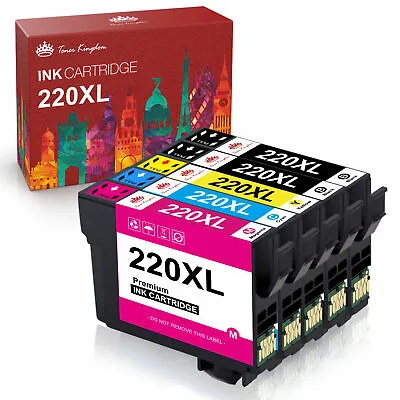220 XL Ink For Epson XP-320 XP-420 WF-2750 WF-2660 WF-2650 WF-2630 WF-2750 Lot • $17.59