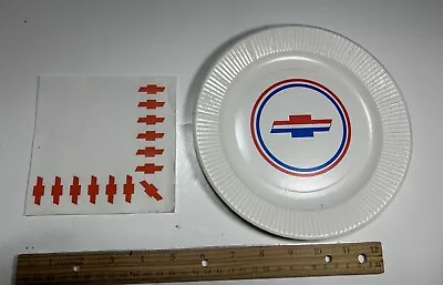 Vintage Chevrolet Dealership Napkin And Plate Lot (1 Of Each) 1970s • $8