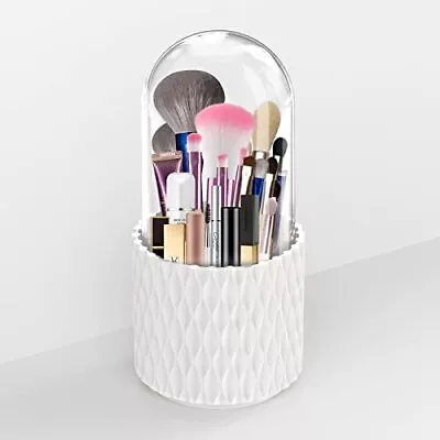 Rotating Makeup Brush Holder Makeup Brush Cup Holder Organizer Make Up Brush ... • $18.01