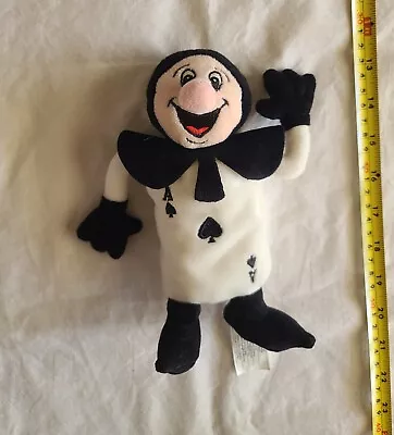 Disney Alice In Wonderland Black Ace Of Spades Card Plush Figure Vintage • $6.99