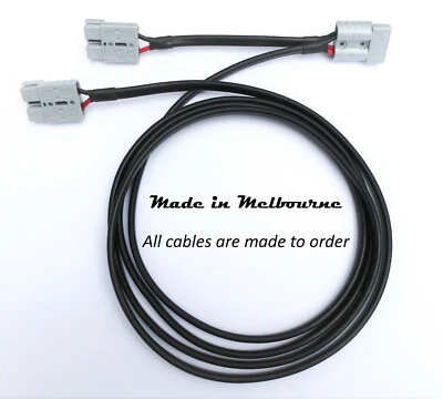$40 • Buy 4m 50 Amp Anderson Plug Extension Lead With Double Adaptor 6mm Automotive Cable