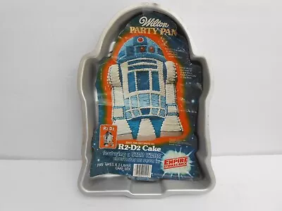 VINTAGE 1980 WILTON R2-D2 STAR WARS R2D2 ROBOT SHAPE CAKE PAN # 502-1425 Insert • $33.99