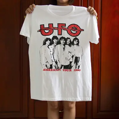 UFO No Place To Run American Tour 1980 T-Shirt UFO Rock Band Shirt • $22.99