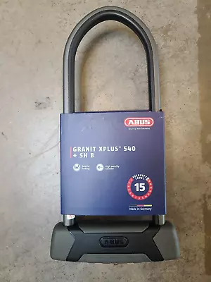 Abus Granit X-Plus 540 U Lock 540/160HB300 Bike ULock +USH Holder Level 15 Max • $60