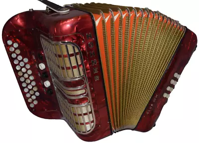 Melodeon Hohner Club III M C/F  Very Good Condition!!! • $423.15