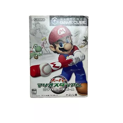 Super Mario Stadium Baseball Gamecube Japan Import US Seller Complete CIB 21055 • $11