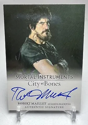 2013 Leaf The Mortal Instruments City Of Bones Robert  Maillet Autograph Card • $8.99