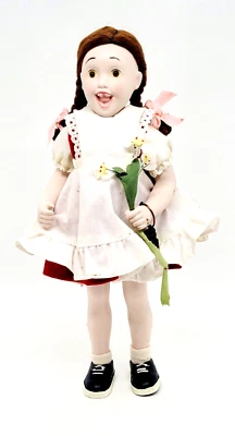 $14.99 • Buy Danbury Mint 1986 Norman Rockwell's Young Ladies  Check Up  10  Porcelain Doll