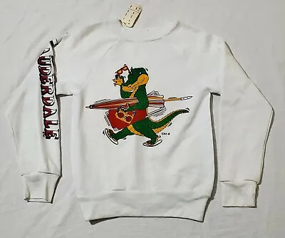 Vintage 1985 Fort Lauderdale Florida Alligator TRSF Youth Small Crew Sweater USA • $4