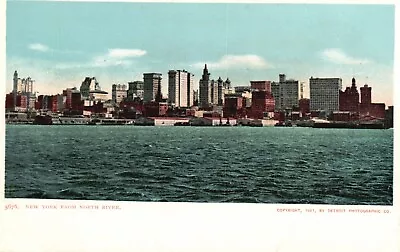 Postcard NY New York City From North River Undivided Back Vintage PC F7600 • $2