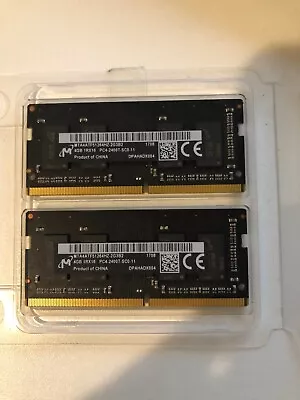 Apple IMac Micron 8GB (2x4GB) DDR4 PC4-19200 2400MHz SO-DIMMS RAM From A Mac  • £22