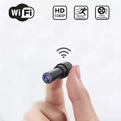 Mini WiFi 1080P Hidden IP Night Camcorder Home Cam • £12.55