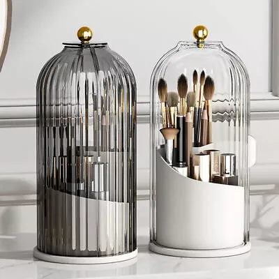 360°Rotating Makeup Brush Holder Desk Cosmetic Organizer Lipsticks Brush Storage • $13.85