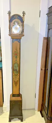 Antique Art Deco Colonial Winterhalder Asian Chinese Motif  Pencil  Floor Clock • $2100