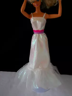 1983 Mattel Crystal Barbie Dress Only #4598 VGC • $10.50