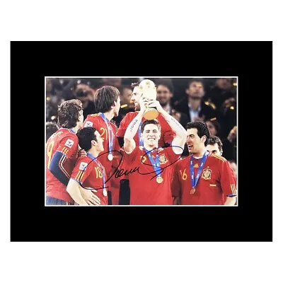 £199.99 • Buy Signed Fernando Torres Photo Display - World Cup 2010 Winner +COA