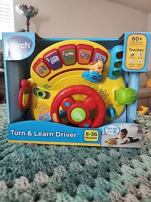 Vtech 80-166601 Turn And Learn Driver Toy - Yellow • $15.99
