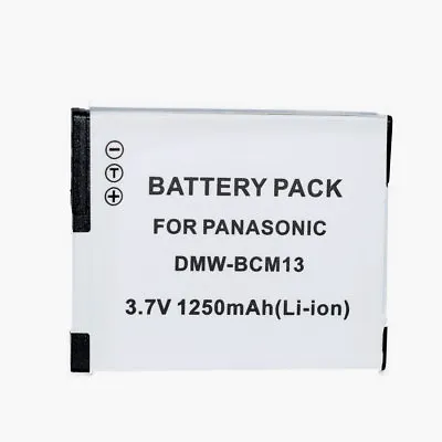 Digital Camera Battery DMW-BCM13 DMW-BCM13PP For Panasonic Lumix DMC-TZ70 • £8.39