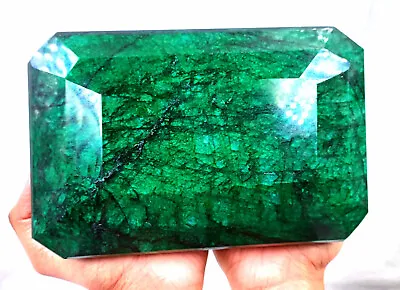 20550 Ct/4 KG Green Emerald Emerald Cut Certified Massive Gemstone +1 Free Gift • $578.04