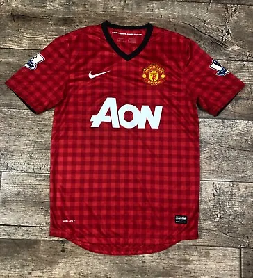 Nike Manchester United 2012/2013 Home Football Soccer Jersey Size S • $57