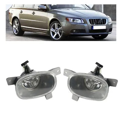 Pair Front Bumper Driving Fog Light Lamp Clear Lens For Volvo S80 1999-2006 • $53.95