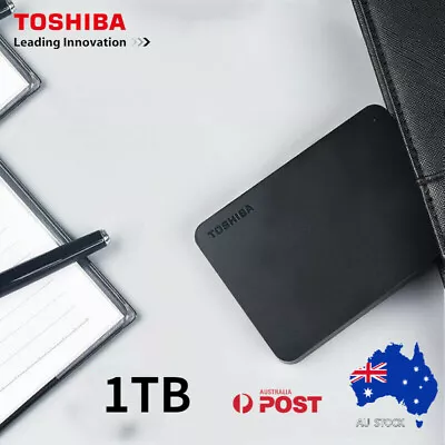 Toshiba A3 V9 External Hard Drive Disk 1TB 2.5'' USB 3.0 Toshiba HDD • $109.95