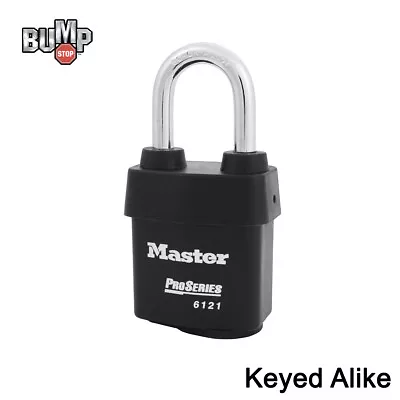 Master Lock Pro Series - (1) High Security Padlock Keyed Alike 6121NKALF-1 • $31.52