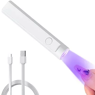 Mini UV Light For Gel Nails - Portable Mini Nail Lamp3W Handheld UV Light For... • $14.49