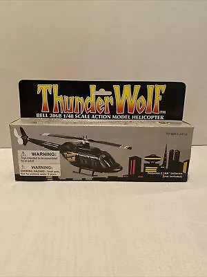$14.99 • Buy Thunder Wolf Bell 206 B 1/48 Scale Action Model Helicopter 
