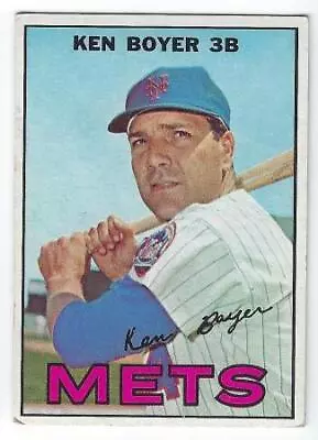 1967 Topps #105 Ken Boyer New York Mets • $2